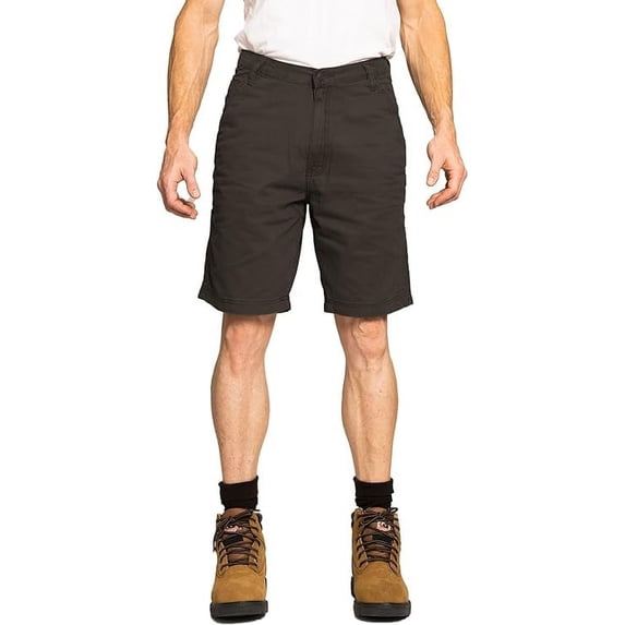 FULL BLUE Cell Phone Pocket Canvas Shorts, Performance Stretch, Regular Fit, Grey, Size 72