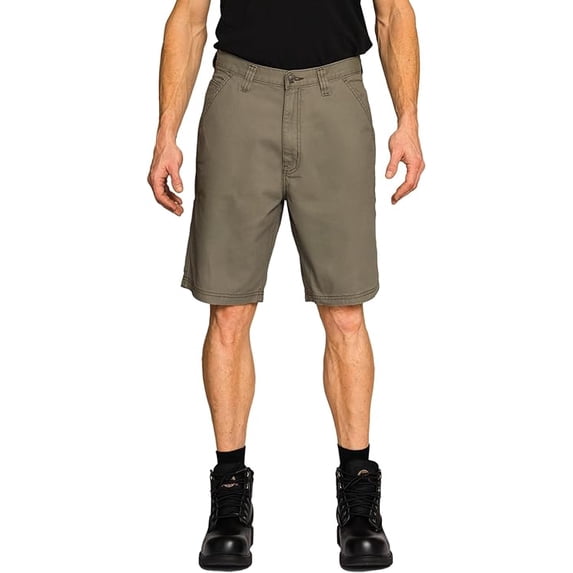 FULL BLUE Cell Phone Pocket Twill Shorts, Regular Fit, Olive, Size 44