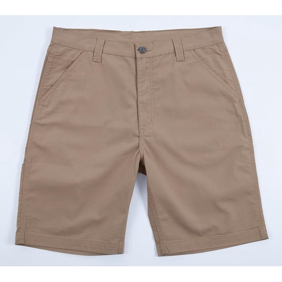 FULL BLUE Work Shorts, Cell Phone Pocket, Performance Stretch, Ripstop, Water Repellent, Hickory, Size 38