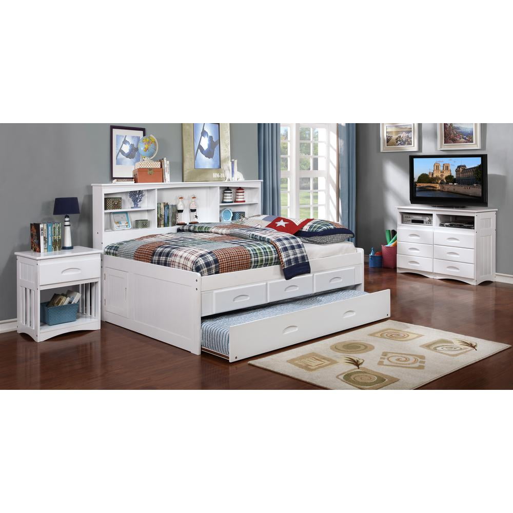 Bookcase daybed deals with trundle