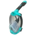 thumbnail image 1 of Aqua Dolfino Full Face Mask for Snorkeling, Teal, Small/Medium, Ages 12+, 1 of 9