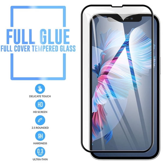 FULL GLUE for iPhone 13 PRO MAX 6.7 Full Cover TM Glass