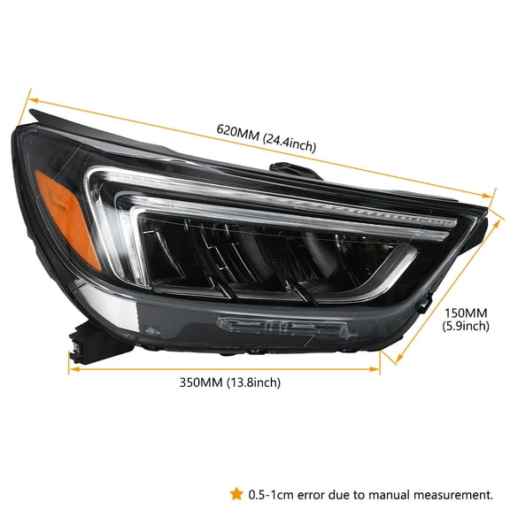 FULL LED For 2017-2022 Buick Encore Factory Headlight Headlamp Right Passenger