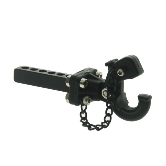 FULL METAL 1/10 Trailer Drop Hitch Receiver Tow Hook For Axial SCX10 90046 For Traxxas TRX4 RC Crawler Car