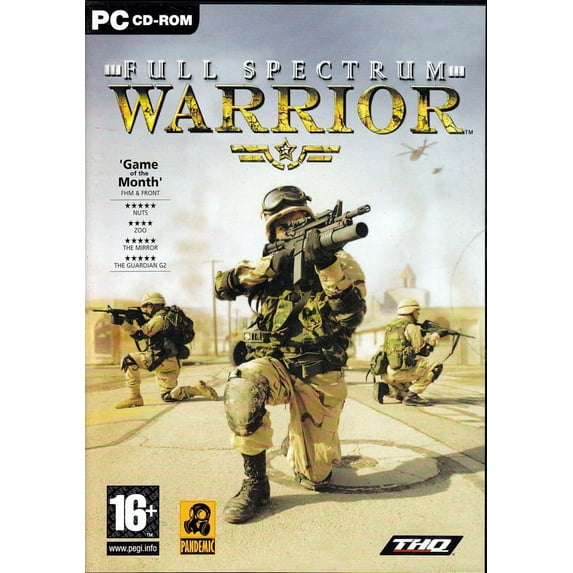 FULL SPECTRUM WARRIOR PC CD-Rom Software Game - Includes 2 Bonus Levels ...