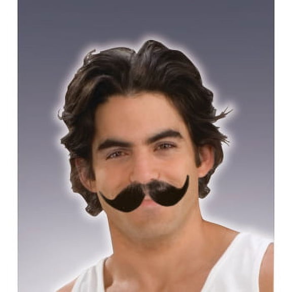 FULL WINGED MOUSTACHE-BLACK