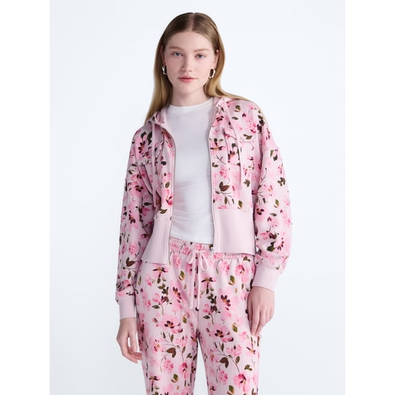 Scoop Women’s and Women’s Plus Full Zip Hoodie, Sizes XS-4X