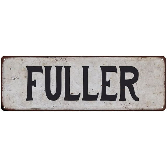 FULLER Vintage Look Rustic Chic Metal Sign 8x24 108240036442