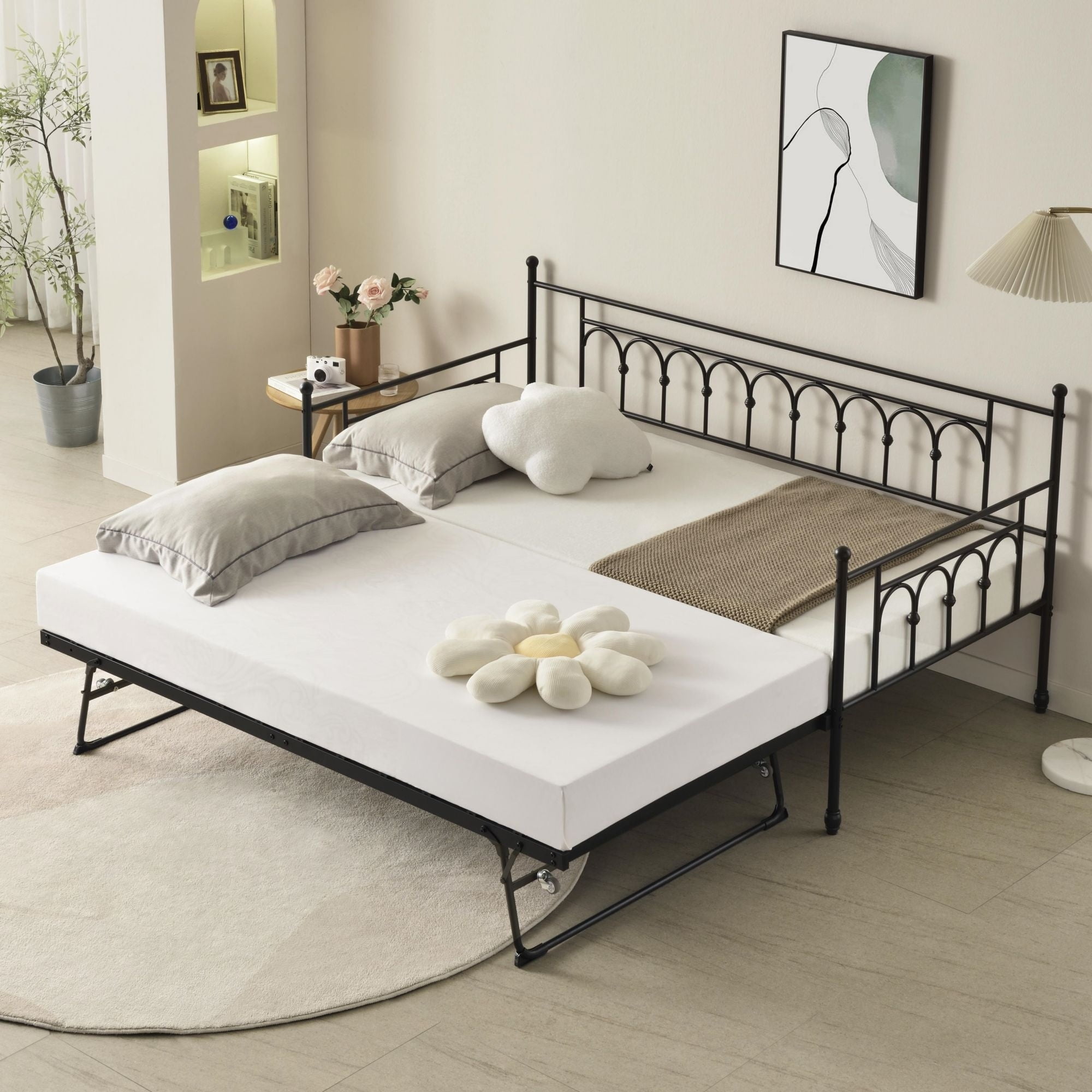 Black full on sale size daybed