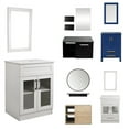 thumbnail image 1 of Fullwatt Easy to Assemble Bathroom Vanity, ABS Gray, 24" W, 1 of 7