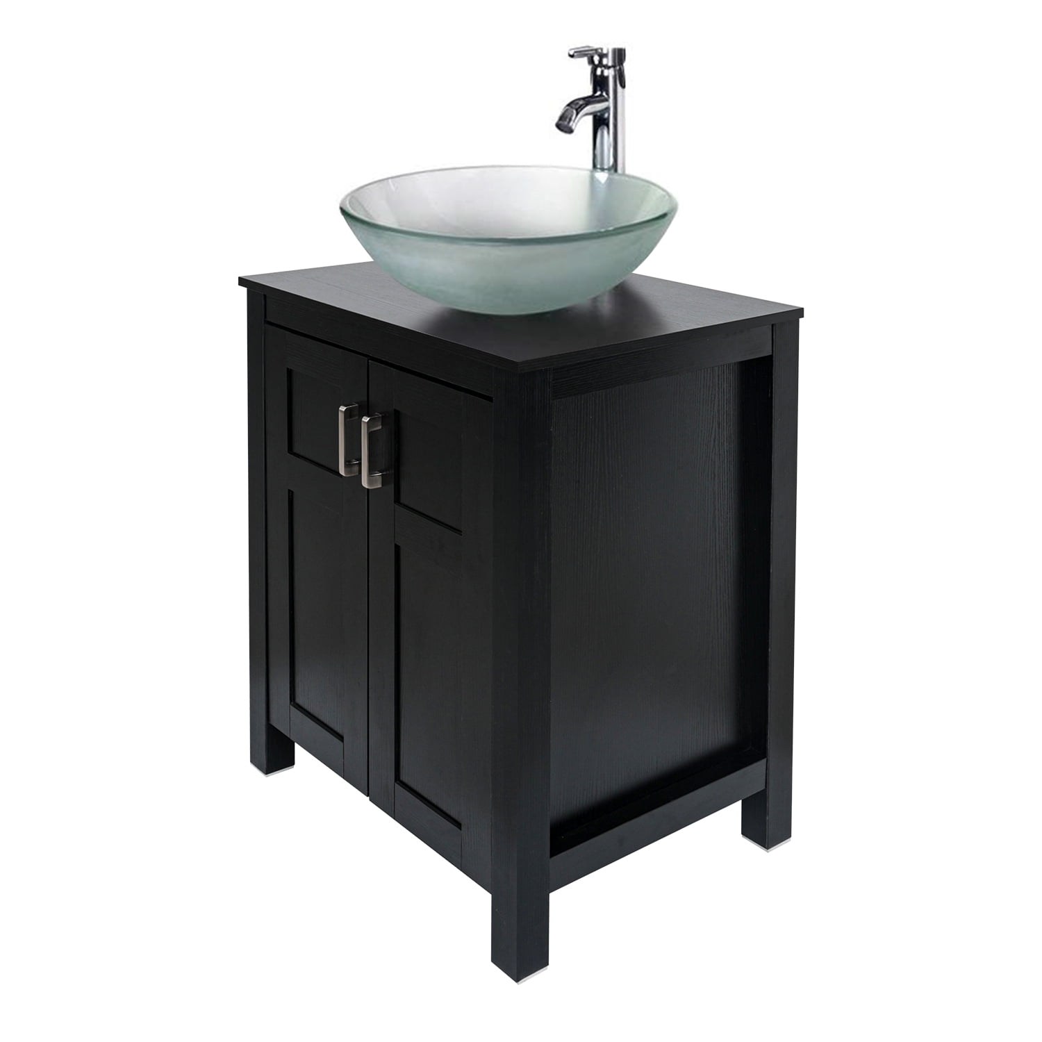 FULLWATT 24 inch Bathroom Vanity Set Combo MDF Sink Vanity