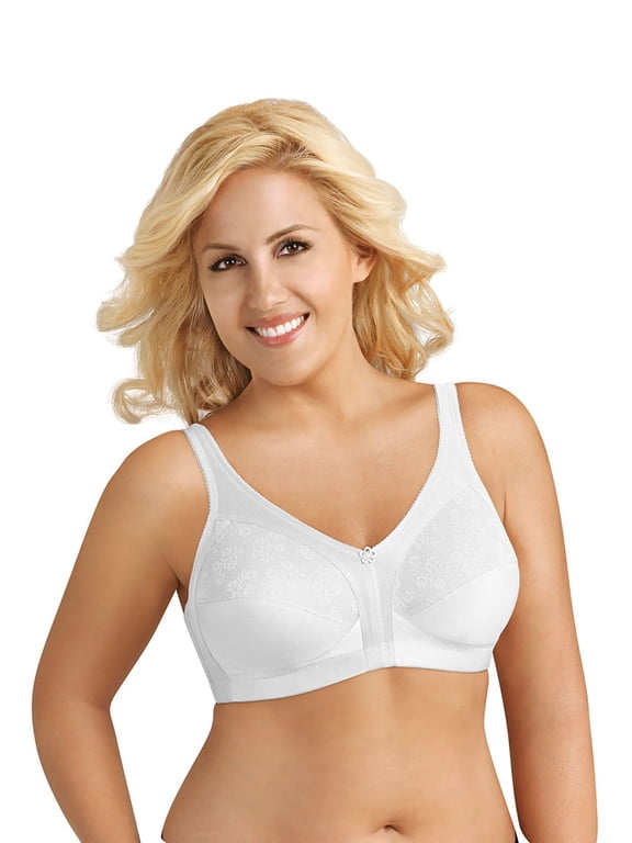 5100548 Fully® Slimming Wireless Full-Coverage Bra with Back Closure & Lace