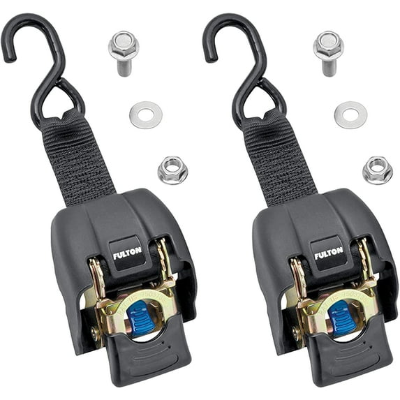 FULTON TRANSOM RETRACTABLE RACHET TIE DOWN 2" X 43" 833(Pack of 2)