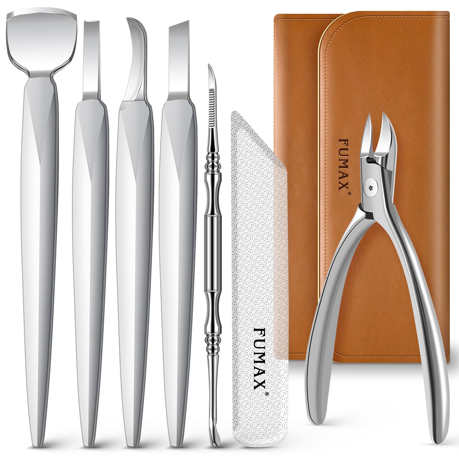 FUMAX Pedicure Knife Set for Feet, Professional Ingrown Toenail