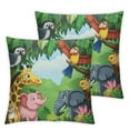 FUMJ Bird Short Plush Throw Pillow Cover Set of 2, Home Furnishing