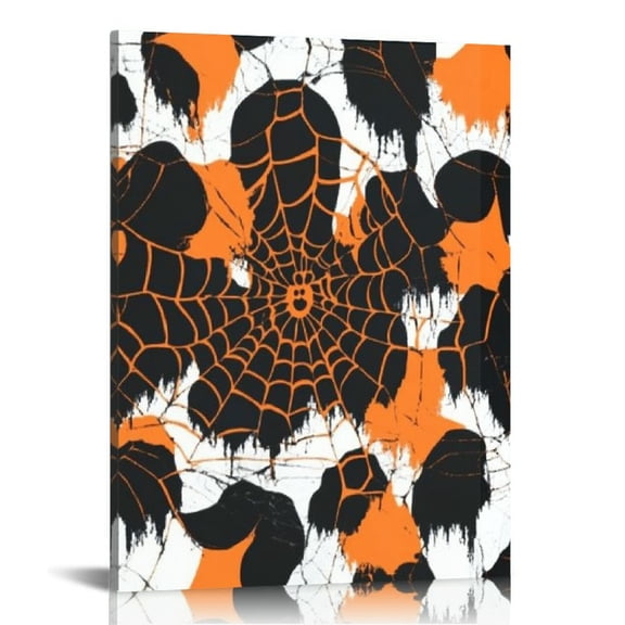 FUMJ Spider Web Decorative Canvas Wall Art for Home Office, 16x20 in / 12x16 in, Fashion Kitchen Pictures, Living Room Bedroom Wall Decor 16x20 in