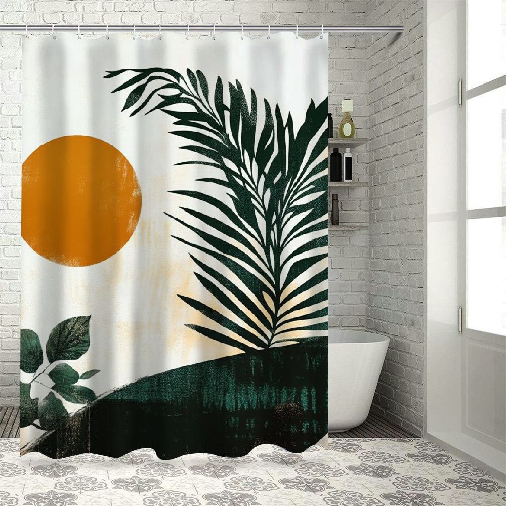 FUMJ Tree Waterproof Shower Curtain Various Sizes 100 Polyester