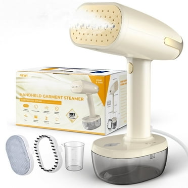 FUMMUX 1350W Handheld Garment Steamer, 20s Heat-up, 12oz Removable Tank, Dual Steam Modes, Auto Shut-off, Gold