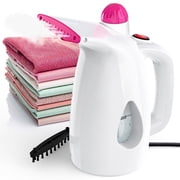 Riousery Garment Steamer, 800W Handheld Fabric Steamer with 7oz Water Tank, 20-Second Heat-Up and Auto Shut-Off, White