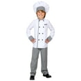 thumbnail image 1 of FUN Costumes Chef Costume with Toque Hat and Gingham Pants for Kids, 1 of 2