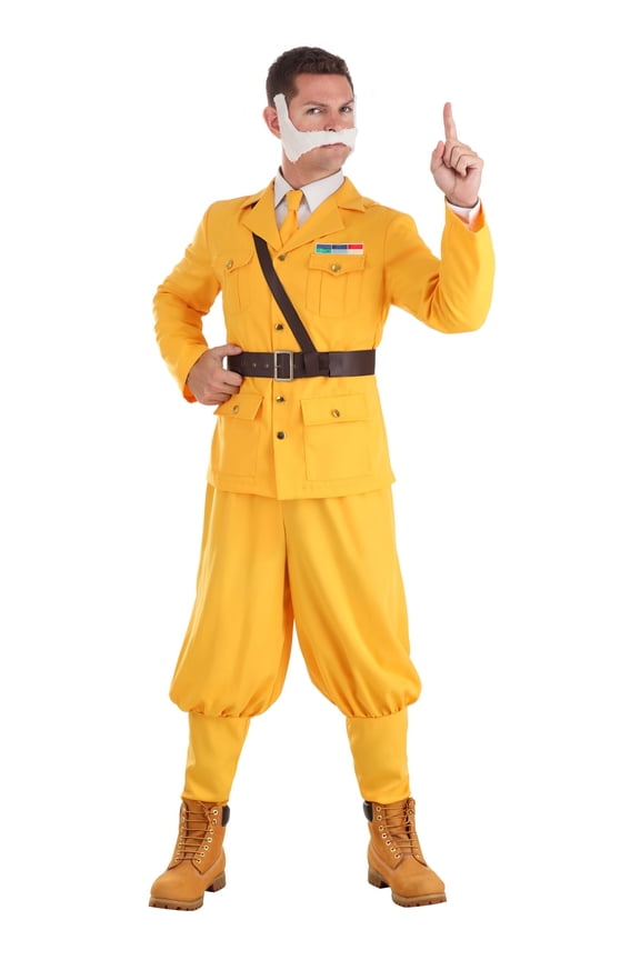 Colonel Mustard Fancy-Dress Costume with Exclusive Design for Adults, Size M