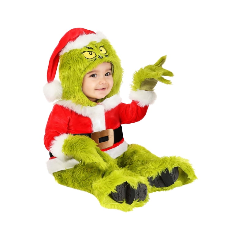 slim fit dress slacks Multi Grinch Print Dress – judyssmallworld main image 1