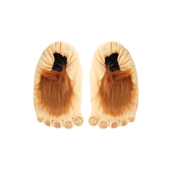 FUN Costumes Hobbit Costume Feet with Faux Hair and Anti Skid Soles