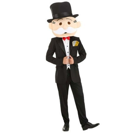 FUN Costumes Mr. Monopoly Fancy-Dress Costume for Men with Snazzy Suit Jacket, Adult Size M