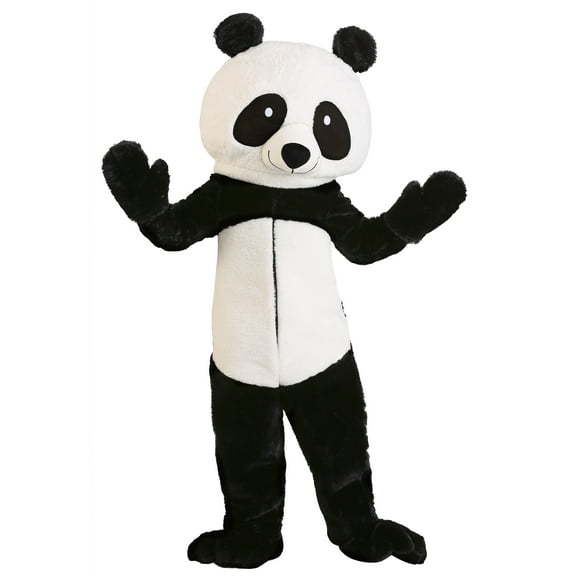 FUN Costumes Panda Bear Fancy-Dress Costume with Faux Fur Jumpsuit for Kids, Boys 4T