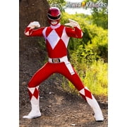 FUN Costumes Power Rangers Red Ranger Fancy-Dress Costume for Adults with Helmet, Adult, One Size