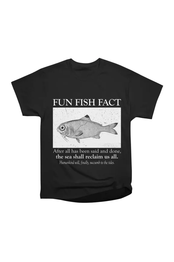 FUN FISH FACT T-Shirt Tee Gift For Him Merch For Her Apparel For Friend