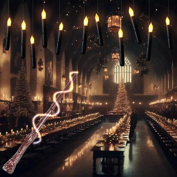 Harry Potter Floating Candles With Wand