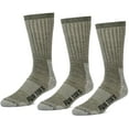 thumbnail image 1 of FUN TOES 3 pairs thermal insulated 80% merino wool socks men's, hiking size 10-13, 1 of 1