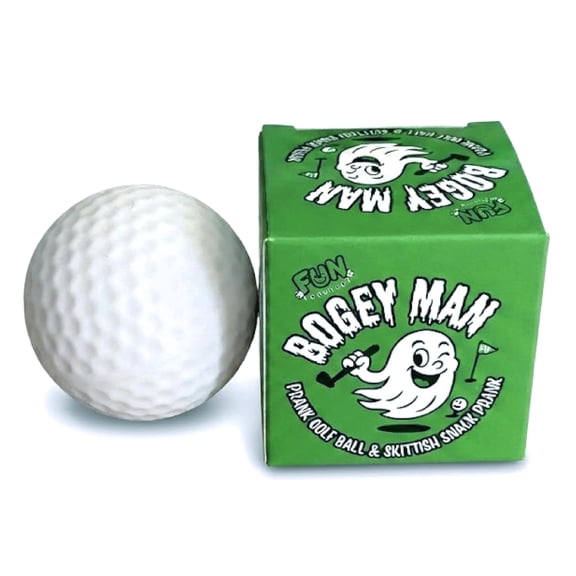 FUN delivery Bogey Man Moving Prank Golf Ball Realistic, Delayed & Confusing Self-Rolling Trick Ball Original Gag Gifts & Harmless Golf Pranks for Friends & Golfers