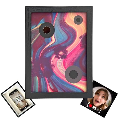 FUN delivery You Got Framed Hidden Camera Frame Prank Discreet, Realistic and Unnoticeable Hidden Phone Holder Viral Reaction Gag Gift and Harmless Pranks for Social Media, Home & Friends (7x5)