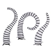 FUNBOY Inflatable Halloween Lawn Snakes 3-Pack, Black & White Outdoor Decor with Bonus Ghost