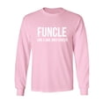 thumbnail image 1 of FUNCLE Like A Dad, Only Cooler Adult Long Sleeve T-shirt, 1 of 3
