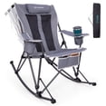 thumbnail image 1 of FUNDANGO Oversized Rocking Camping Chair, Foldable High Back Rocking Chair for Adults Outside, Portable Rocking Chair with Pocket, Extra Large Camping Chair for Lawn, 1 of 9