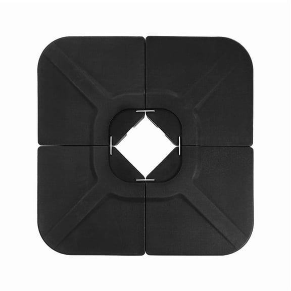 FUNDAZE 10x10ft Cantilever Patio Umbrella with Cross Base & Cover, Waterproof UV Resistant for Garden Poolside Cafe & Deck,Standard Base