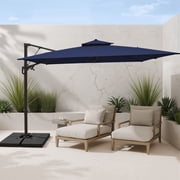 best 11 foot patio umbrella BONOSUKI 11FT LED Cantilever Patio Umbrella 360 Rotation w/Cross Base - On  Sale - Bed Bath & Beyond