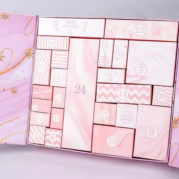 FUNDUFI 2024 Christmas Advent Calendar Boxes Empty Make Your Own Advent Calendar 24 Days Diy Christmas Countdown Calendar To Fill Small Toys