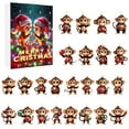 thumbnail image 1 of FUNDUFI 2024 Christmas Advent Calendar For Kids Holiday Cute Monkey 24 Days Countdown Calendar Christmas Vacation Countdown Calendar Toy Building Set Ideal Christmas Gift For Boys Girls, 1 of 9