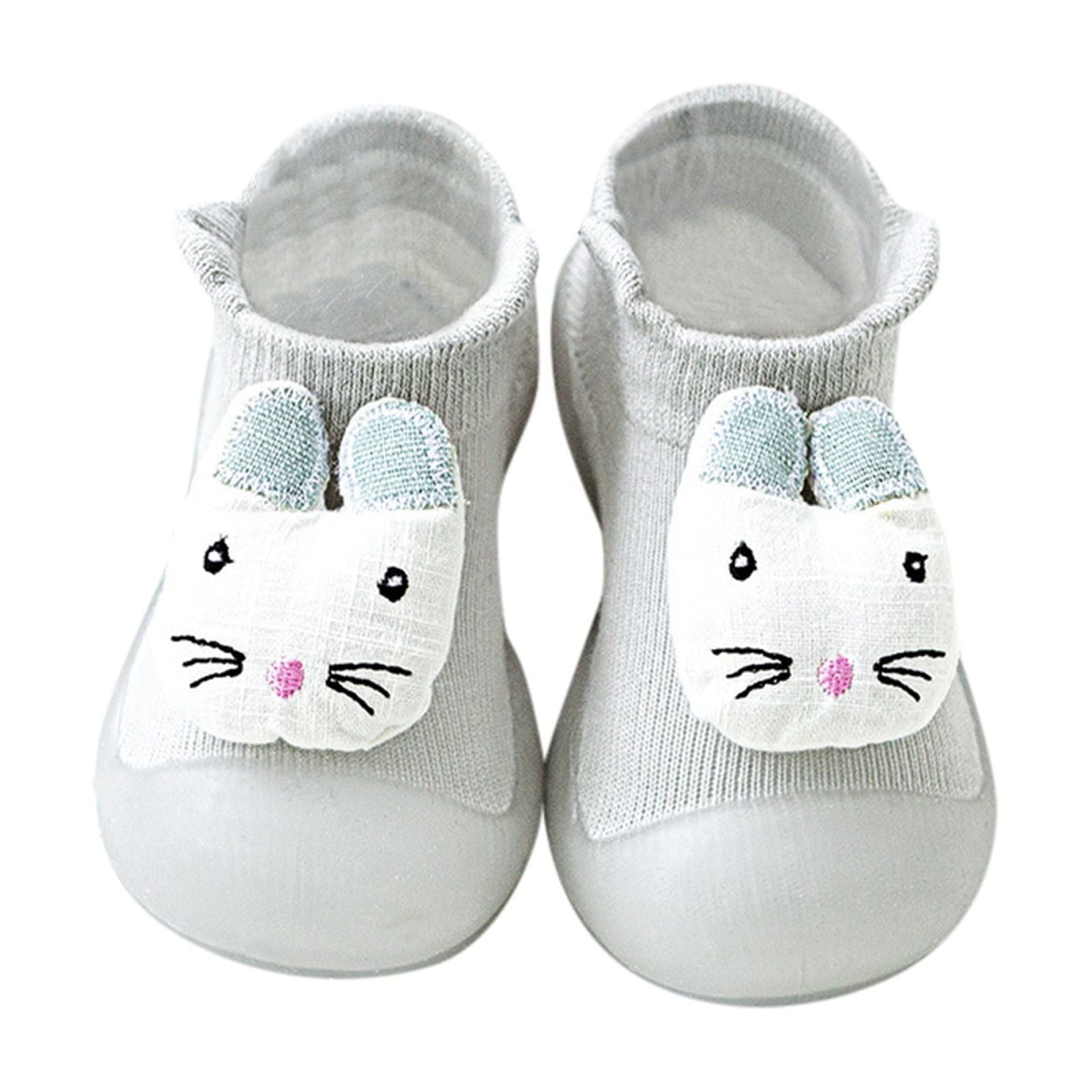 Baby Toddler Shoes Breathable Non-slip Cartoon Cotton Soft Sole Baby Shoes