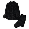 thumbnail image 1 of FUNDUFI Women Comfortable Soft Flannel Pajamas Thickened Warm Coral Velvet Home Clothes Sleepwear Pyjamas Comfort Night-clothes, 1 of 6