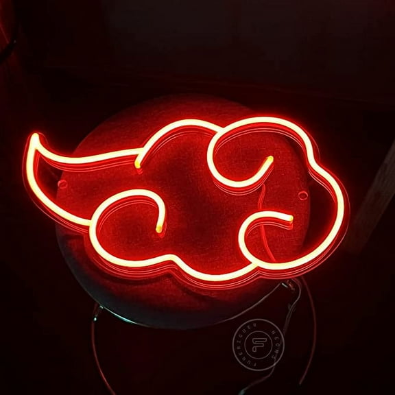 FUNERIGUER Cloud Neon LED Sign 15 x 9 Red Wall Lights for Kids Room Bedroom Christmas Gaming Room Wedding Party Decor