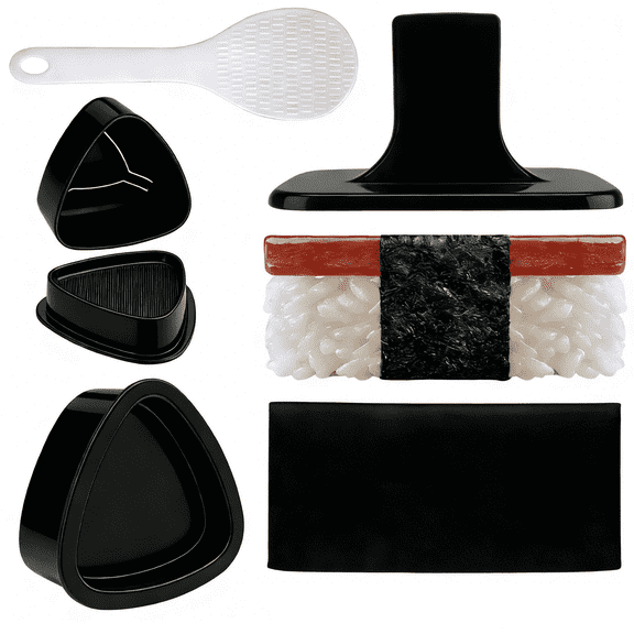 FUNGYAND 3-Pack Onigiri and Musubi Maker Press Kit  Triangle Rice Ball Mold Set