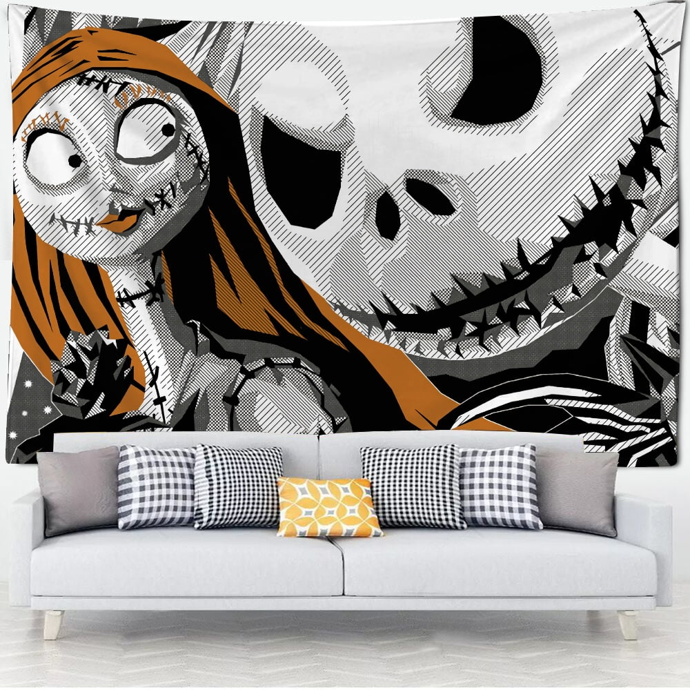 FUNIER Halloween Tapestry The Nightmare Before Christmas Bedroom FUNIER Halloween Tapestry The Nightmare Before Christmas Bedroom Aesthetic Tapestries Themed Party Decoration Livingroom Dormitory 662bd04b 9704 4234 8993 0f15207dff1a.ab76212e4de5d9c24b1ce059a7cb660a