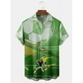 thumbnail image 1 of FUNIER Men Hawaiian Shirts Football Sport Printed Casual Shortsleeve Button-Down Hawaiian Shirts Casual Shirt Gift for Men, 1 of 5