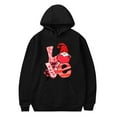 thumbnail image 1 of FUNIER Mens Christmas Hoodies Love Cotton Soft up to Size 5XL Sweatshirt, 1 of 4