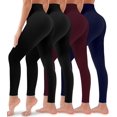 thumbnail image 1 of FUNING 4 Pack Leggings for Women Butt Lift High Waisted Tummy Control No See-Through Yoga Pants Workout Running Leggings, 1 of 6